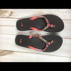 Sanuk flip flops
